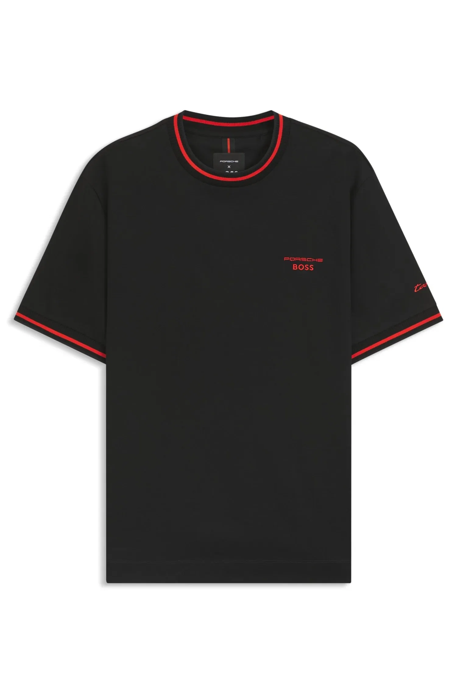Camiseta Porsche x BOSS Em Algodão