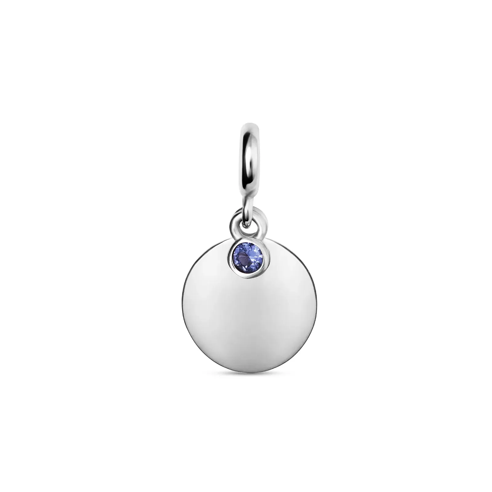 Pingente Life Personalizável em Prata 925 com Zircônia Azul — imagem 1