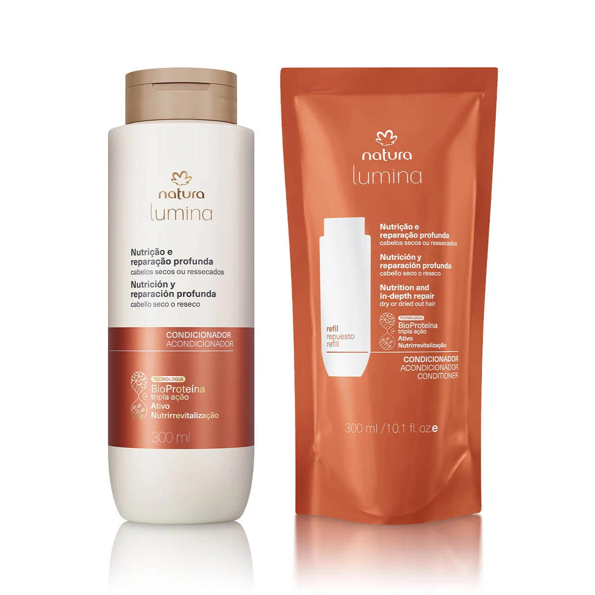 Kit Condicionador com Refil Lumina Nutrição e Reparação Profunda — imagem 1