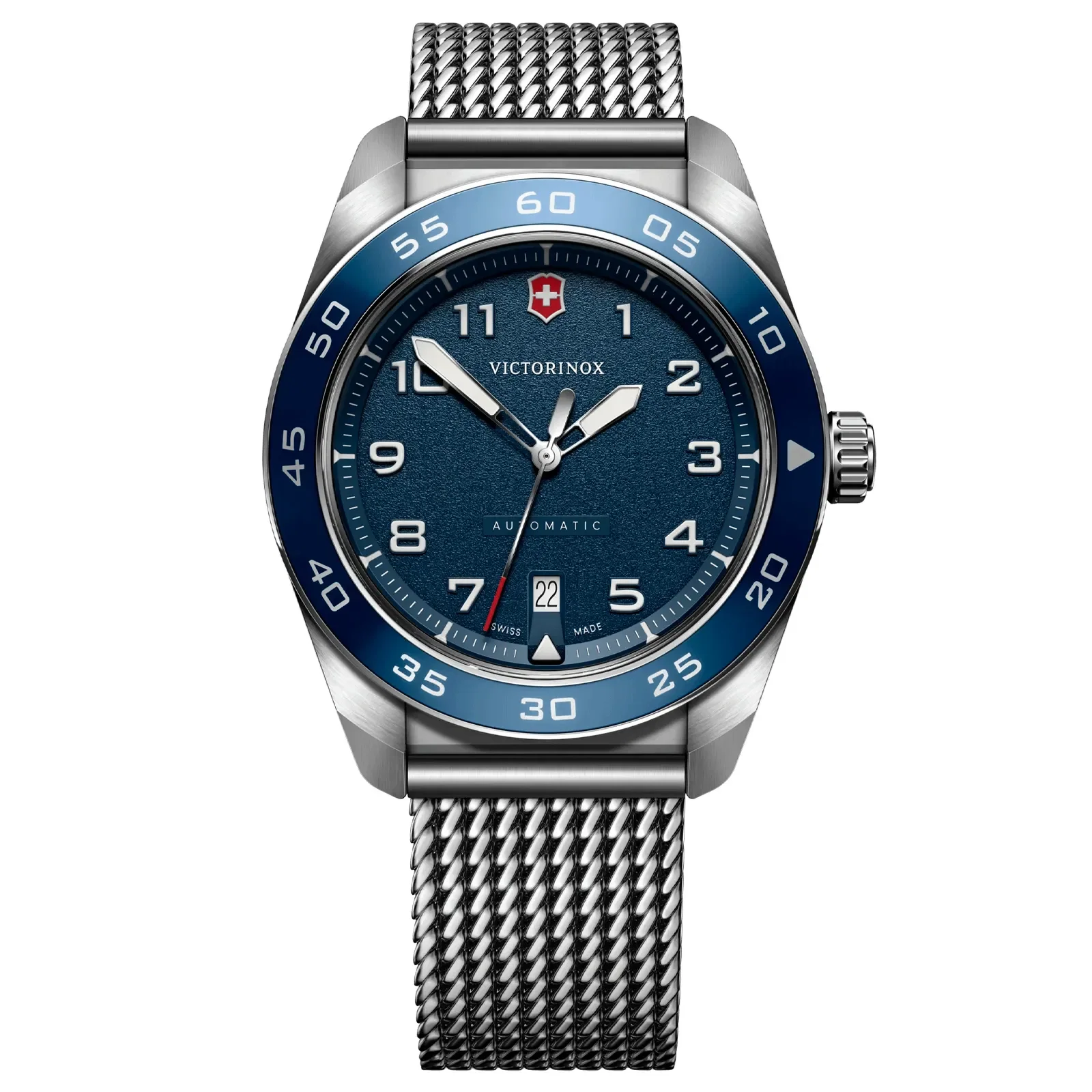 Relógio Victorinox Swiss Army Automatico Unissex em Aço Prateado 242045