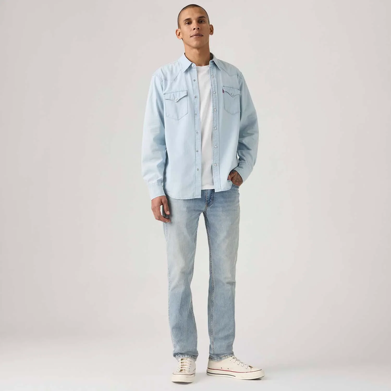 Calça Jeans Levi's® 511® Slim Lavagem Clara