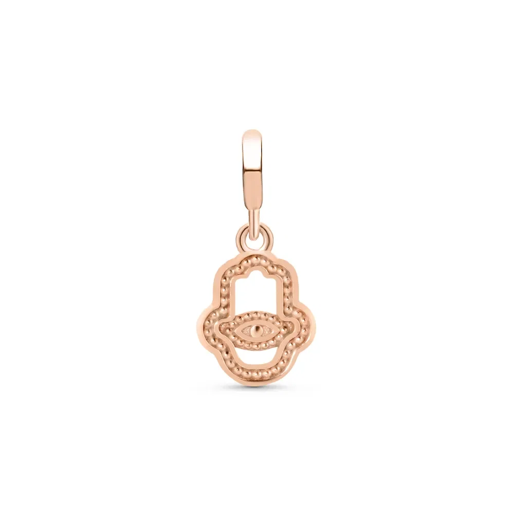 Pingente Life Amuleto II Hamsá em Liga Rose em Liga Rosé com Banho de Ouro Rosé — imagem 1
