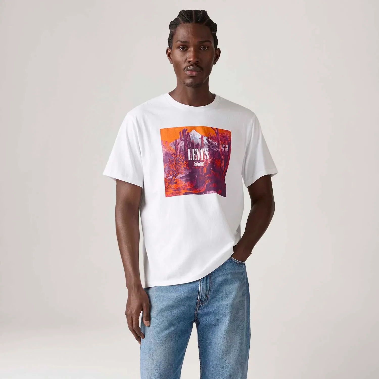 Camiseta Levi's® Relaxed Branca — imagem 1