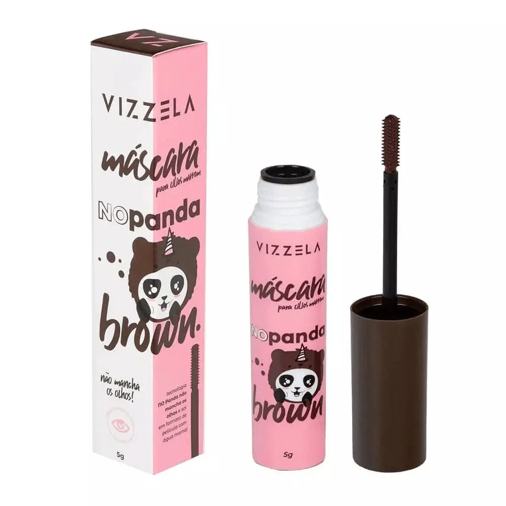 Máscara para Cílios Vizzela No Panda Brown 5g
