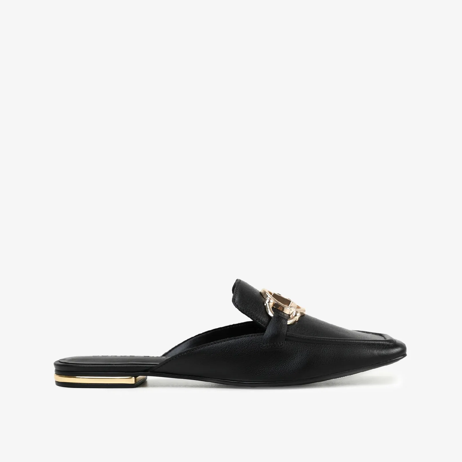 Mule Preto Couro