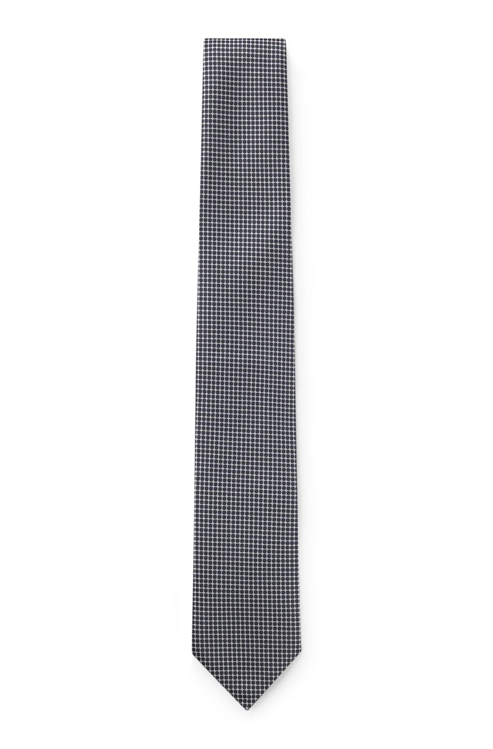 Gravata De Seda Com Padrão Jacquard