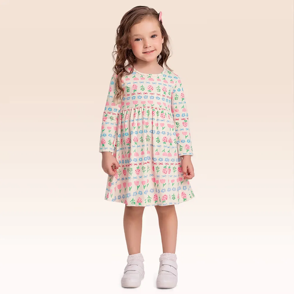 Vestido manga longa