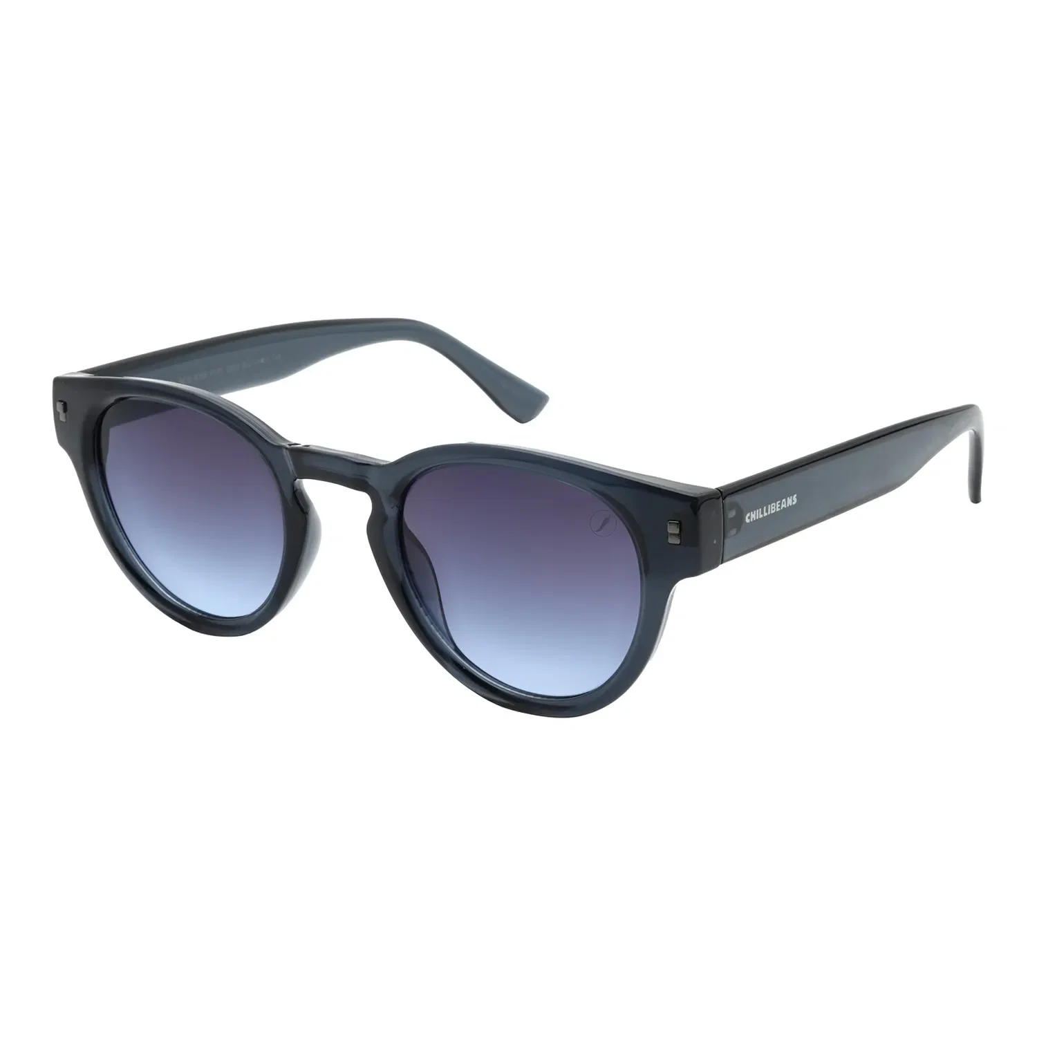 Óculos de Sol Masculino Chilli Beans Redondo Degradê Azul — imagem 1