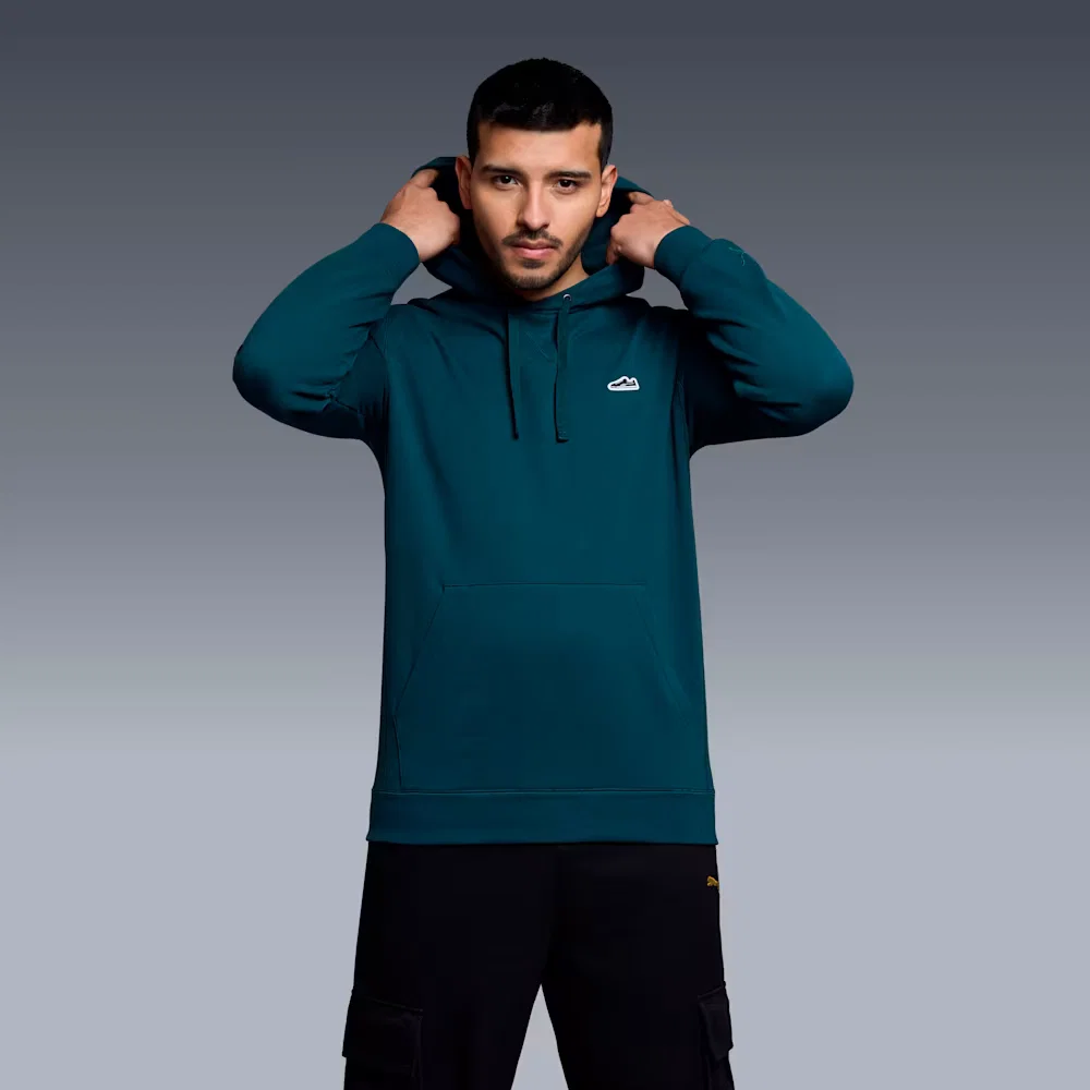 Moletom com Capuz Wardrobe Essentials Suede Masculino