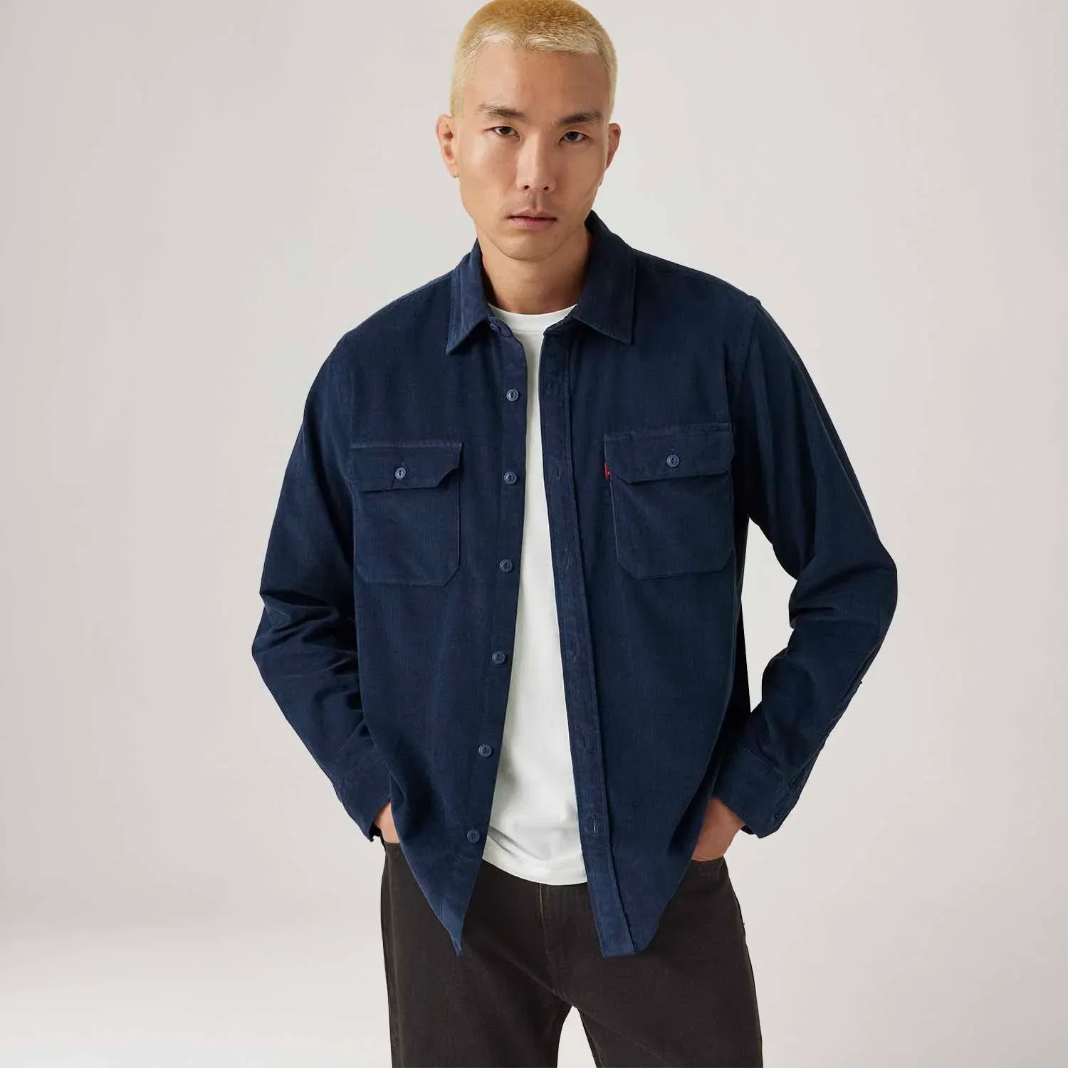 Camisa Levi's® Jackson Worker Azul Marinho