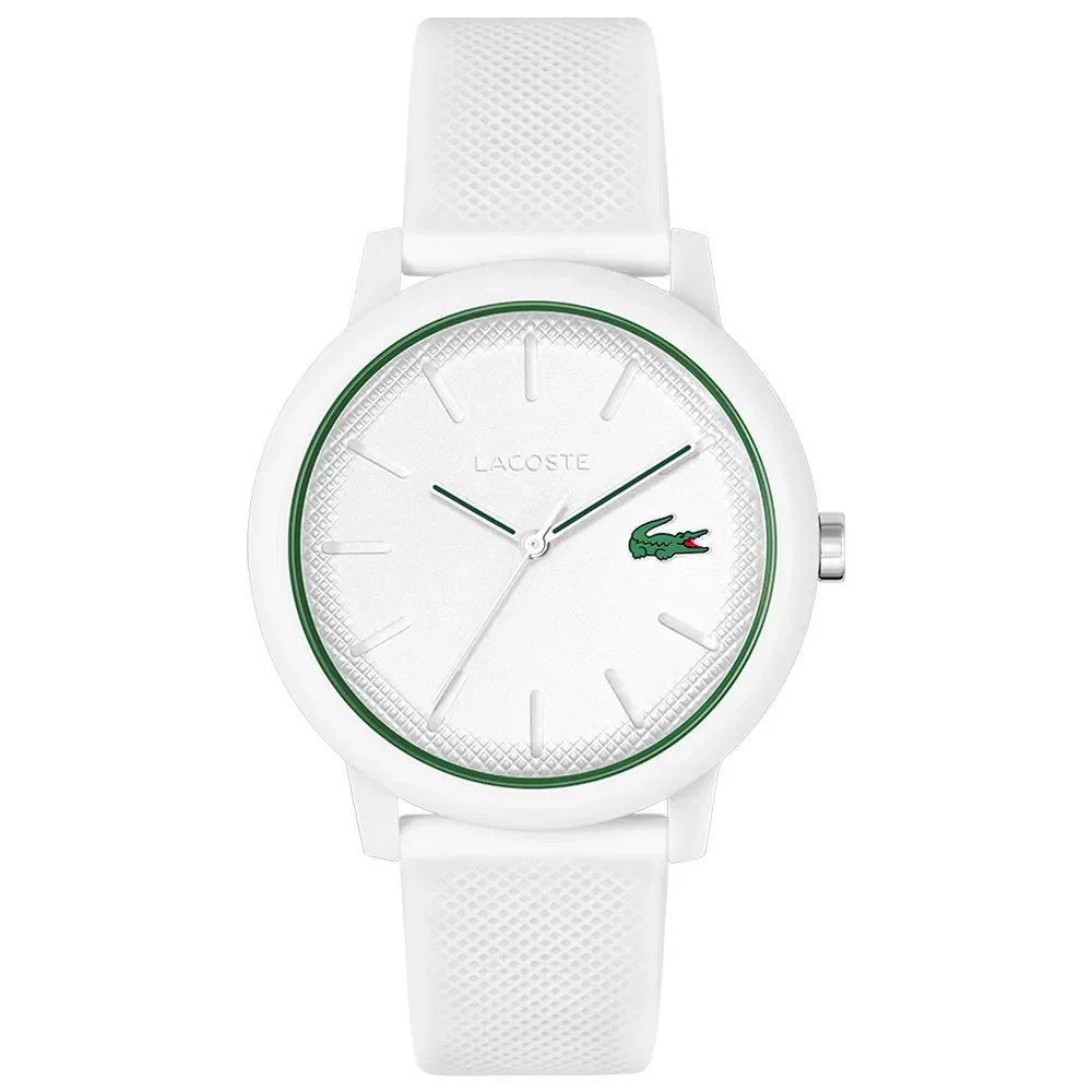 Relógio Lacoste Masculino Borracha Branco 2011169 — imagem 1