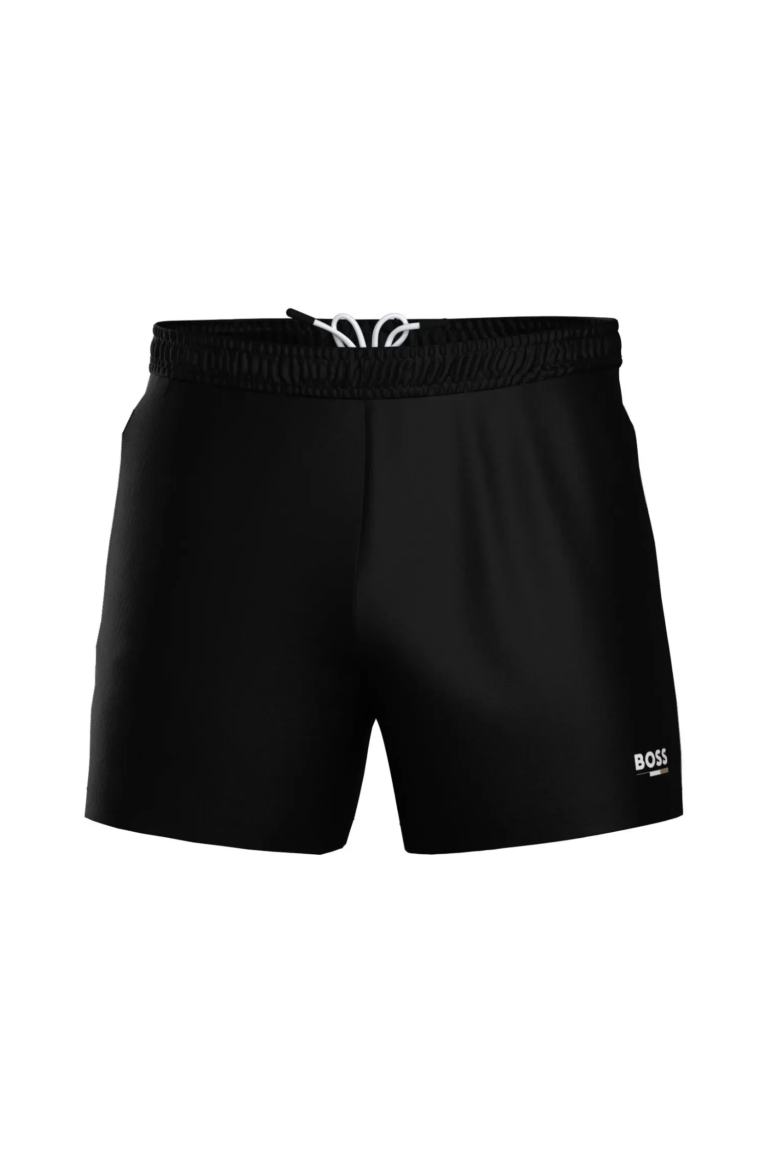 Shorts De Banho Com Estampa De Logo — imagem 1