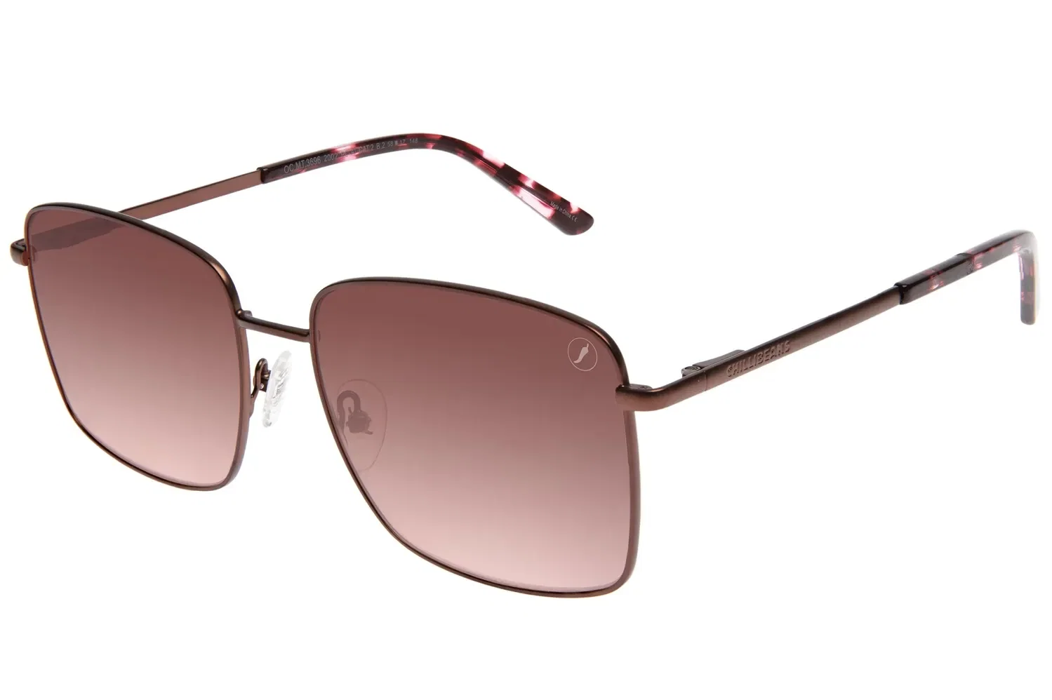 Óculos De Sol Feminino Chilli Beans Quadrado Marrom — imagem 1
