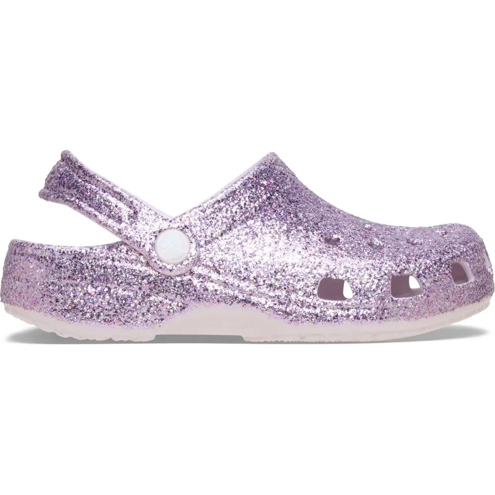 Classic Chunky Glitter Clog Juvenil