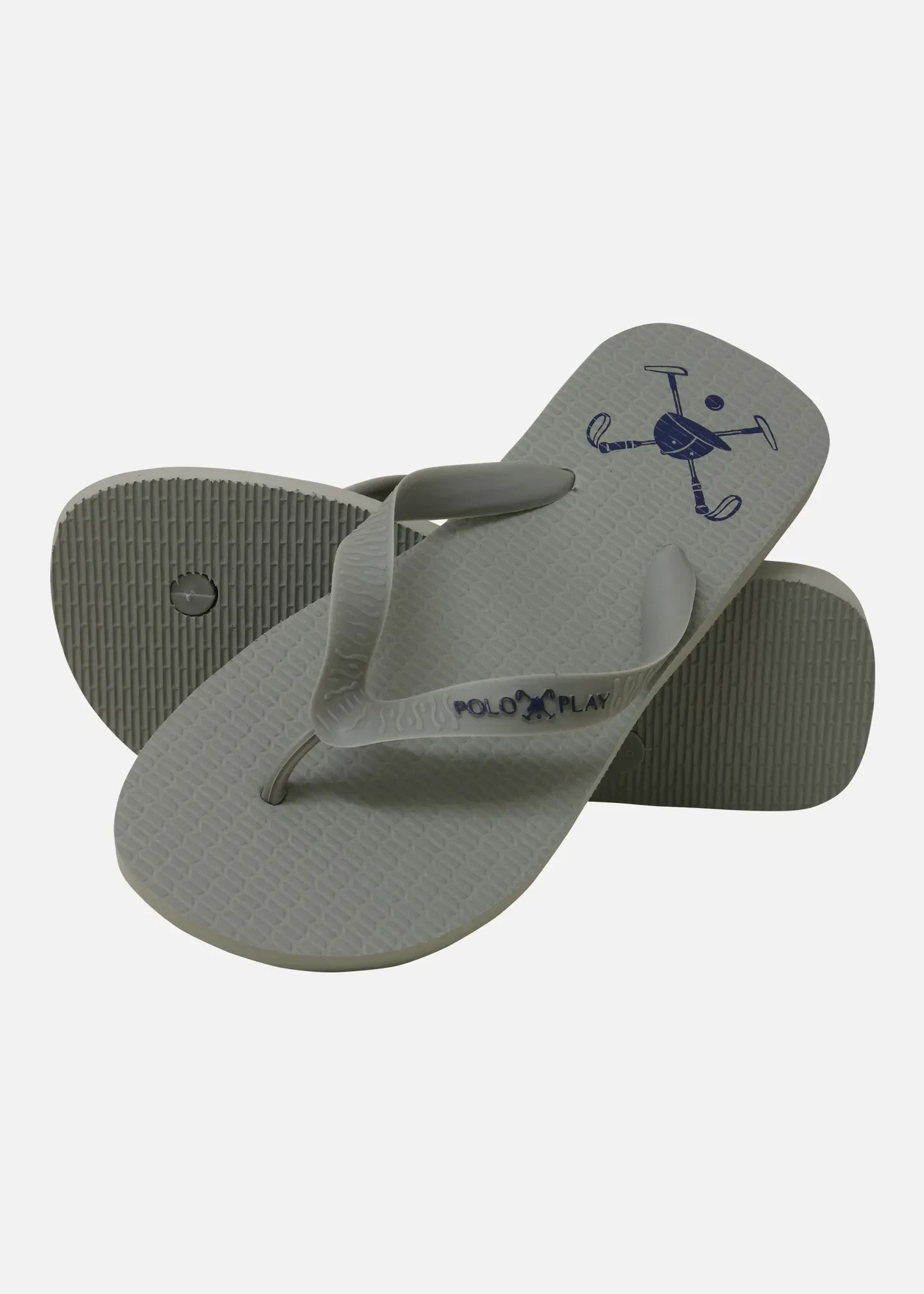 Chinelo Tacão Cinza