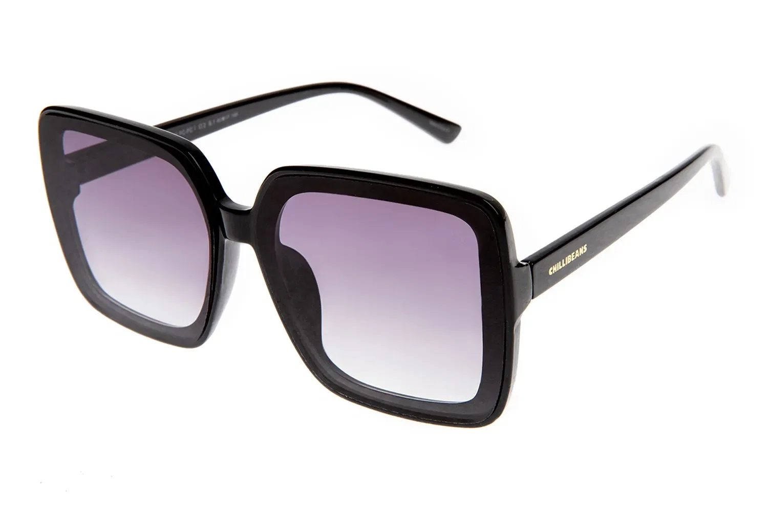 Óculos de Sol Feminino Chilli Beans Quadrado Preto — imagem 1