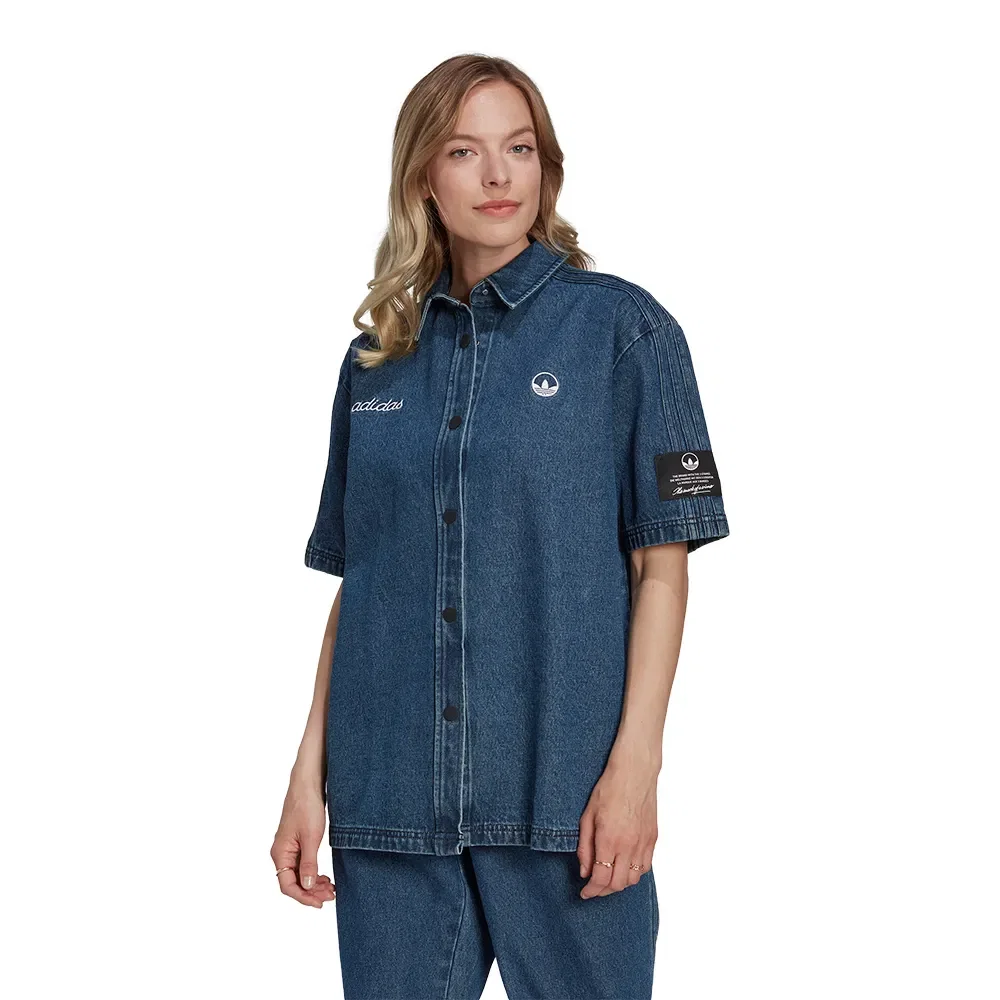 Camisa adidas Denim Feminina — imagem 1