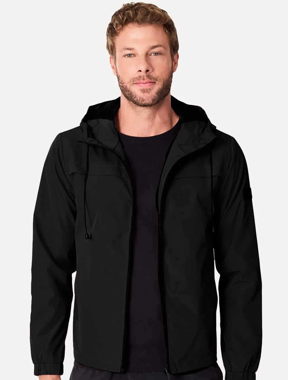 Jaqueta Reserva Masculina Windbreaker Preta