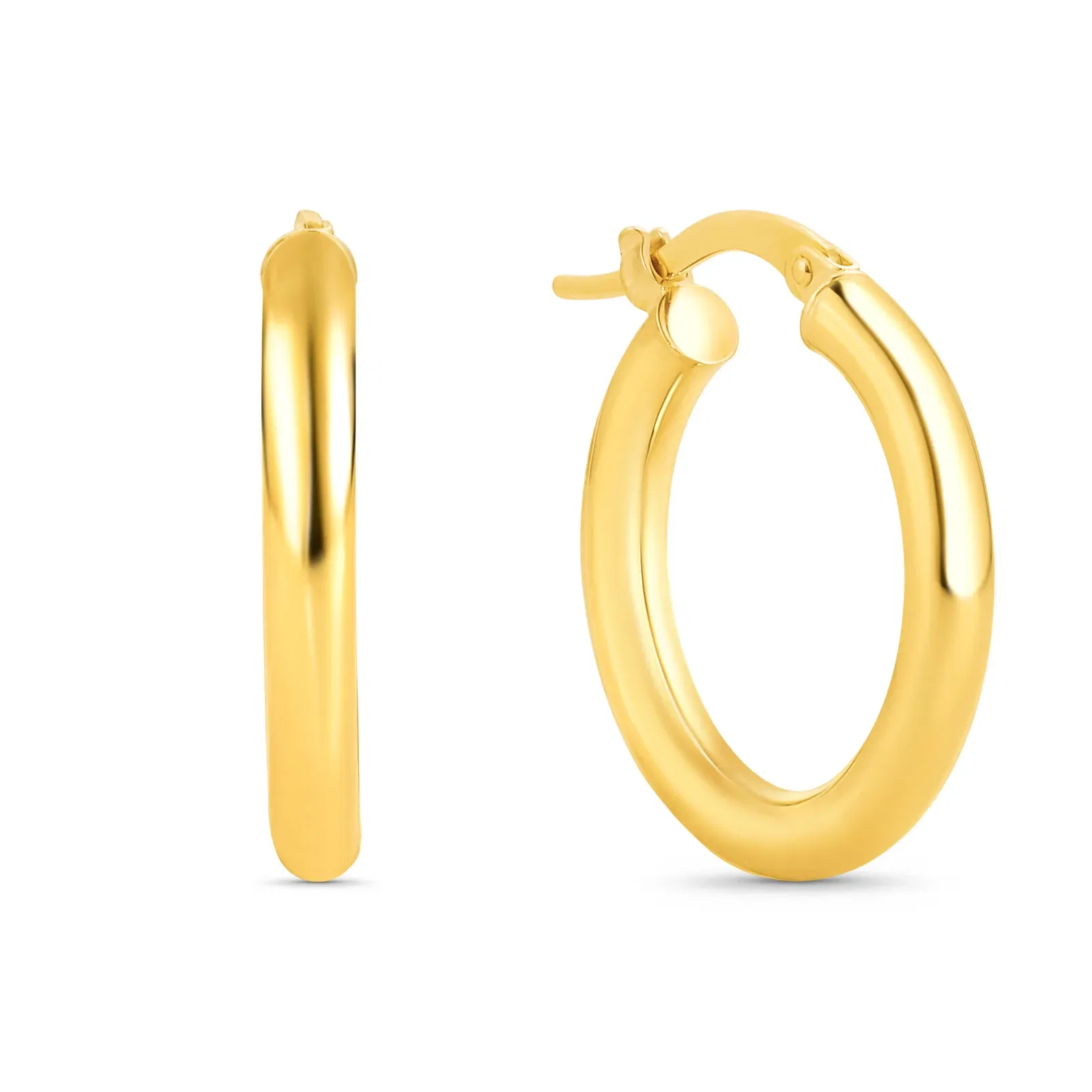 Argola Oca em Ouro Amarelo 18k, 30 mm — imagem 1