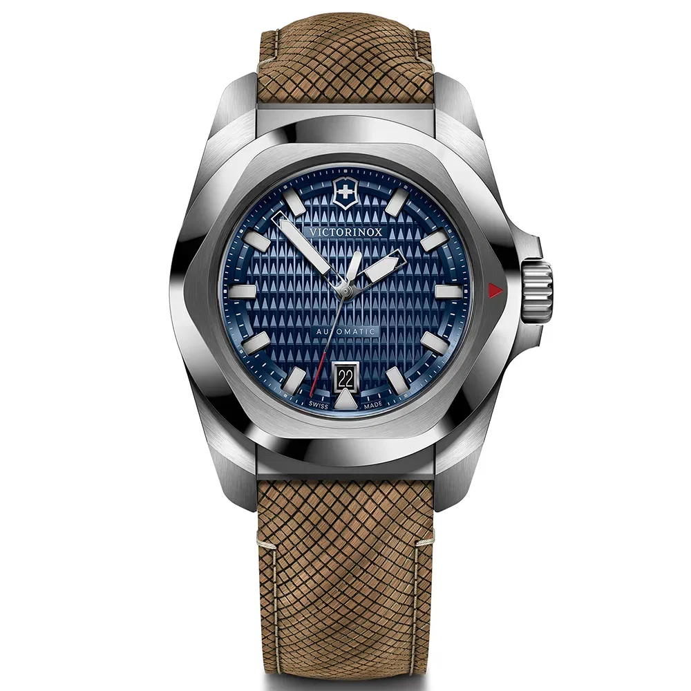 Relógio Victorinox Inox Masculino 2 Pulseiras Madeira e Borracha 242018.1
