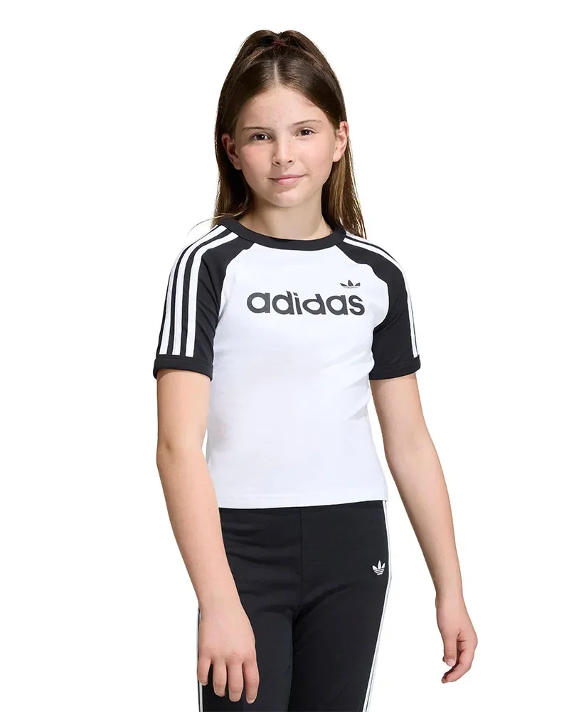 Camiseta Adidas 3 Stripes Sl Infantil