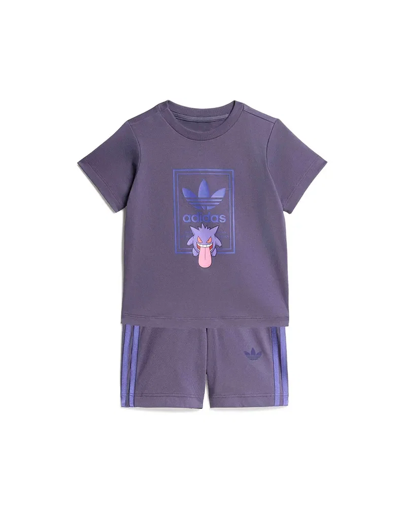Conjunto Adidas Shorts Pokémon Gengar Infantil — imagem 1