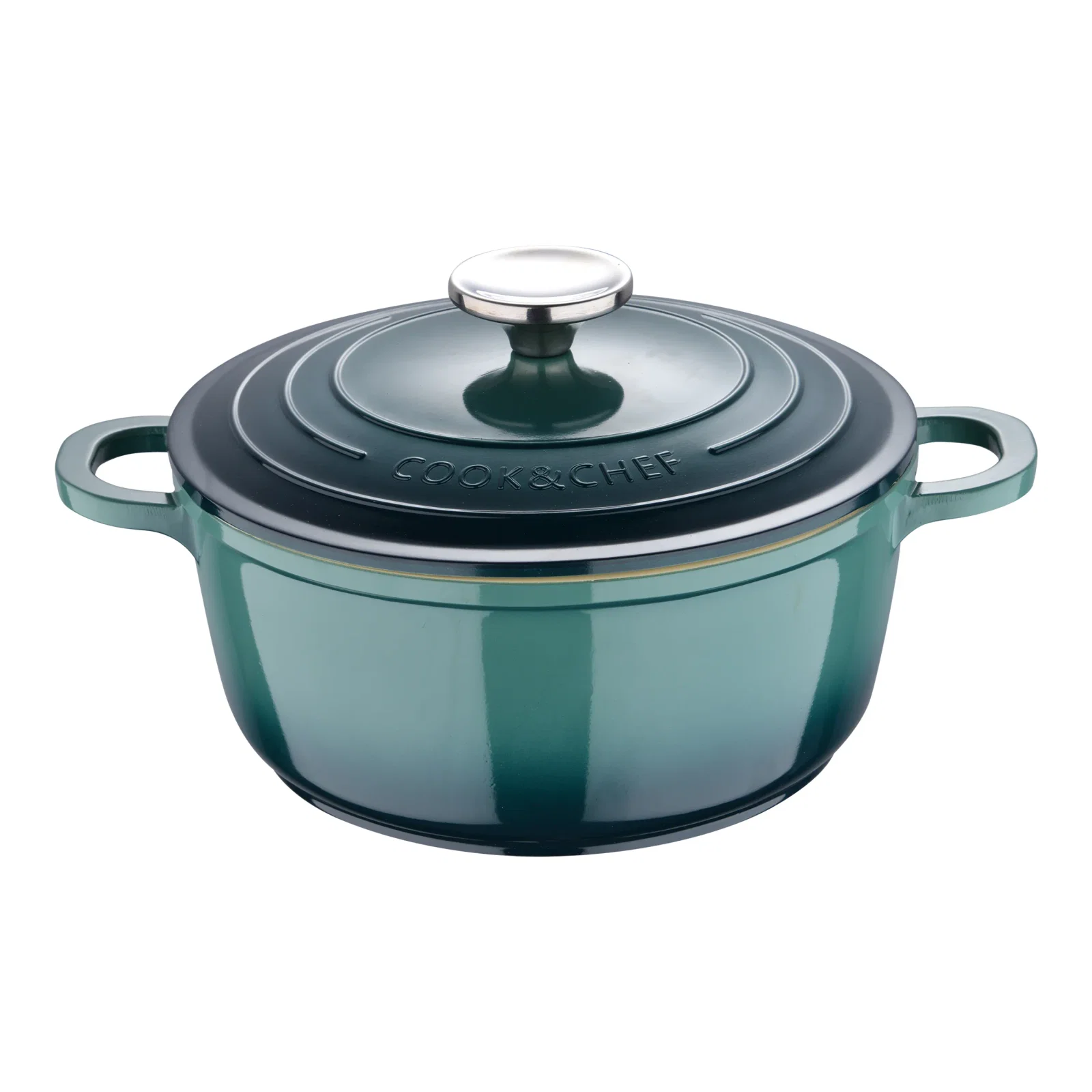 Caçarola Redonda Excalibur 20cm Revestimento Cerâmico Verde — imagem 1