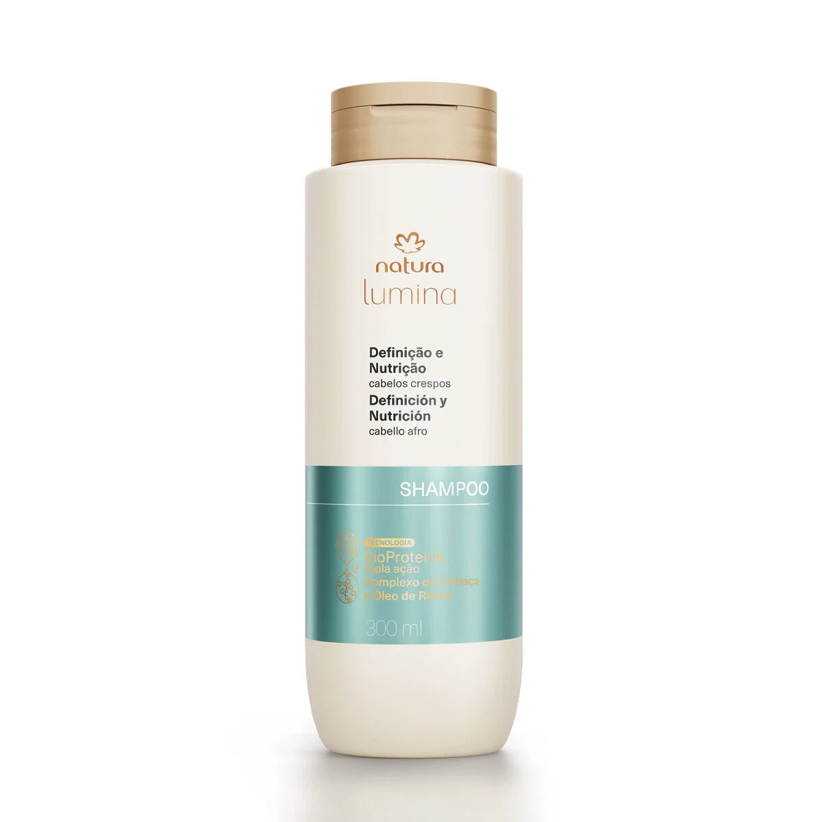Shampoo Hidratante para Cabelos Crespos Lumina 300 ml