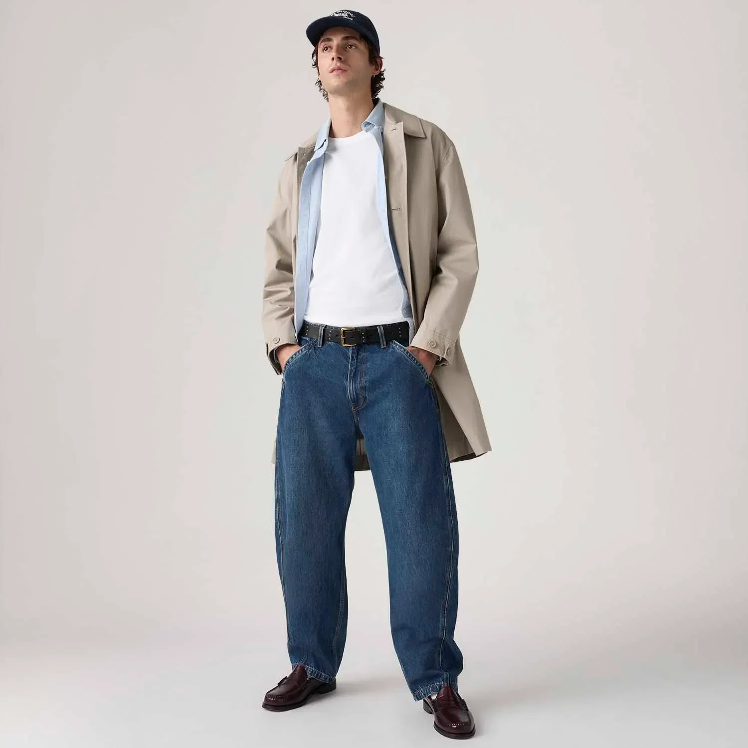 Calça Jeans Levi's® Baggy Barrel Lavagem Média — imagem 1