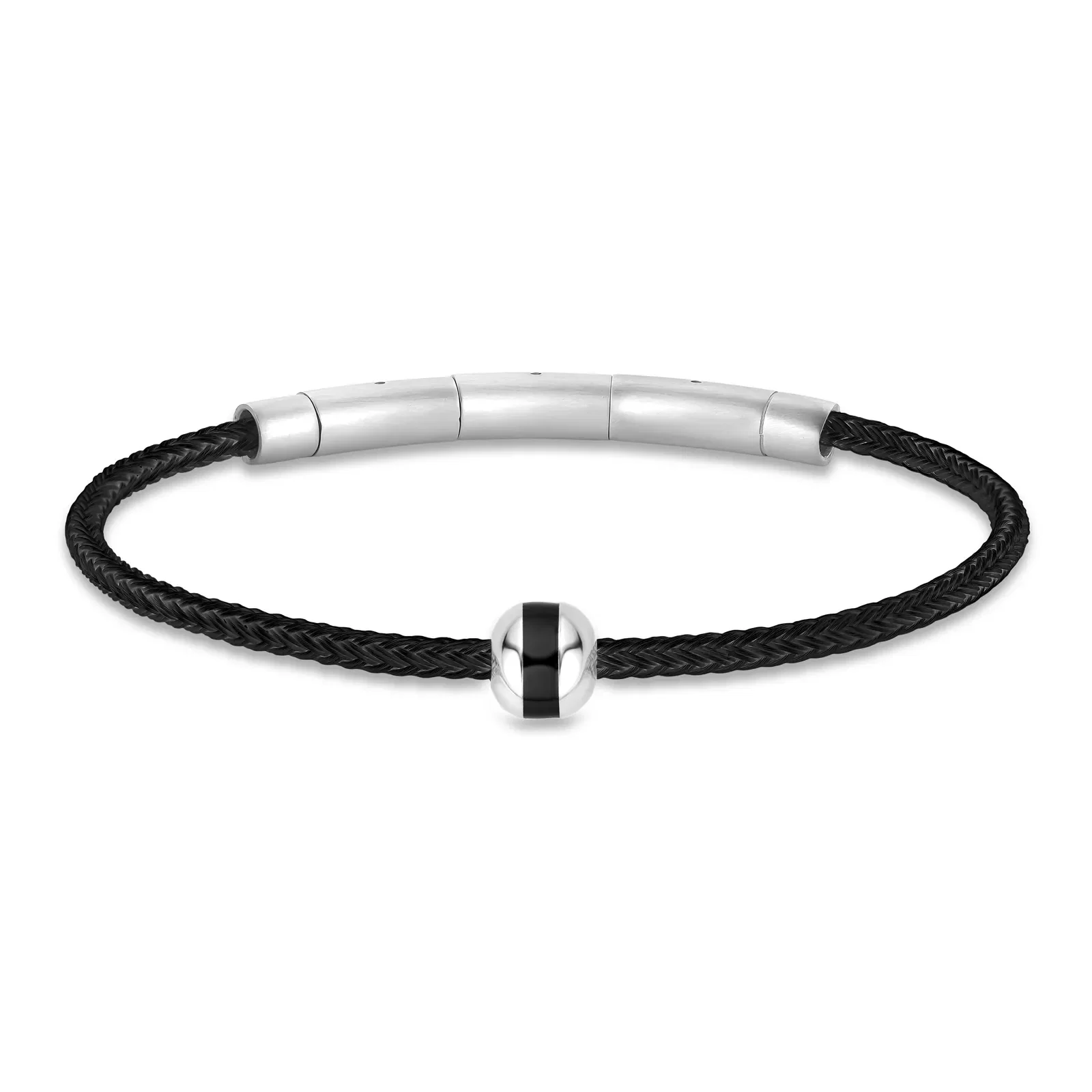 Pulseira Life I Masculino em Aço com Fecho Cilindro — imagem 1