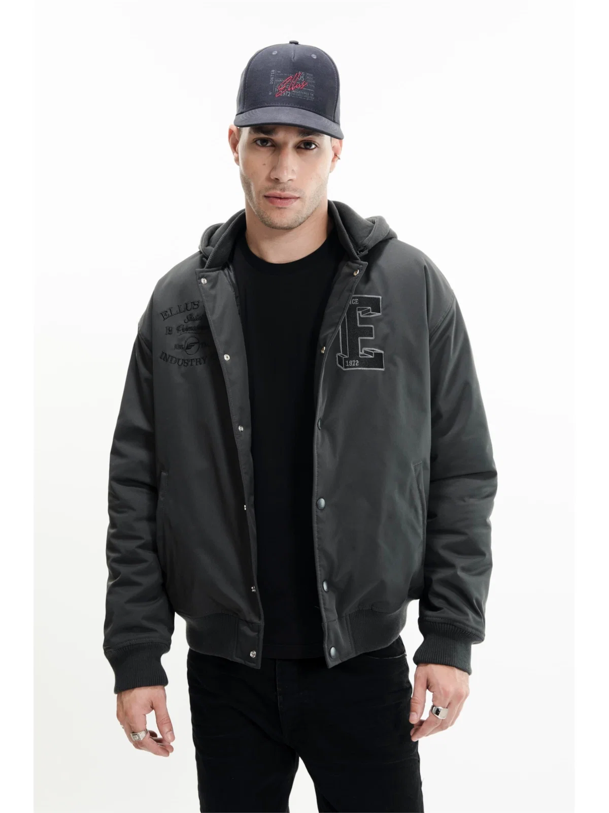 Jaqueta Baseball Ny Embroidery Floresta — imagem 1