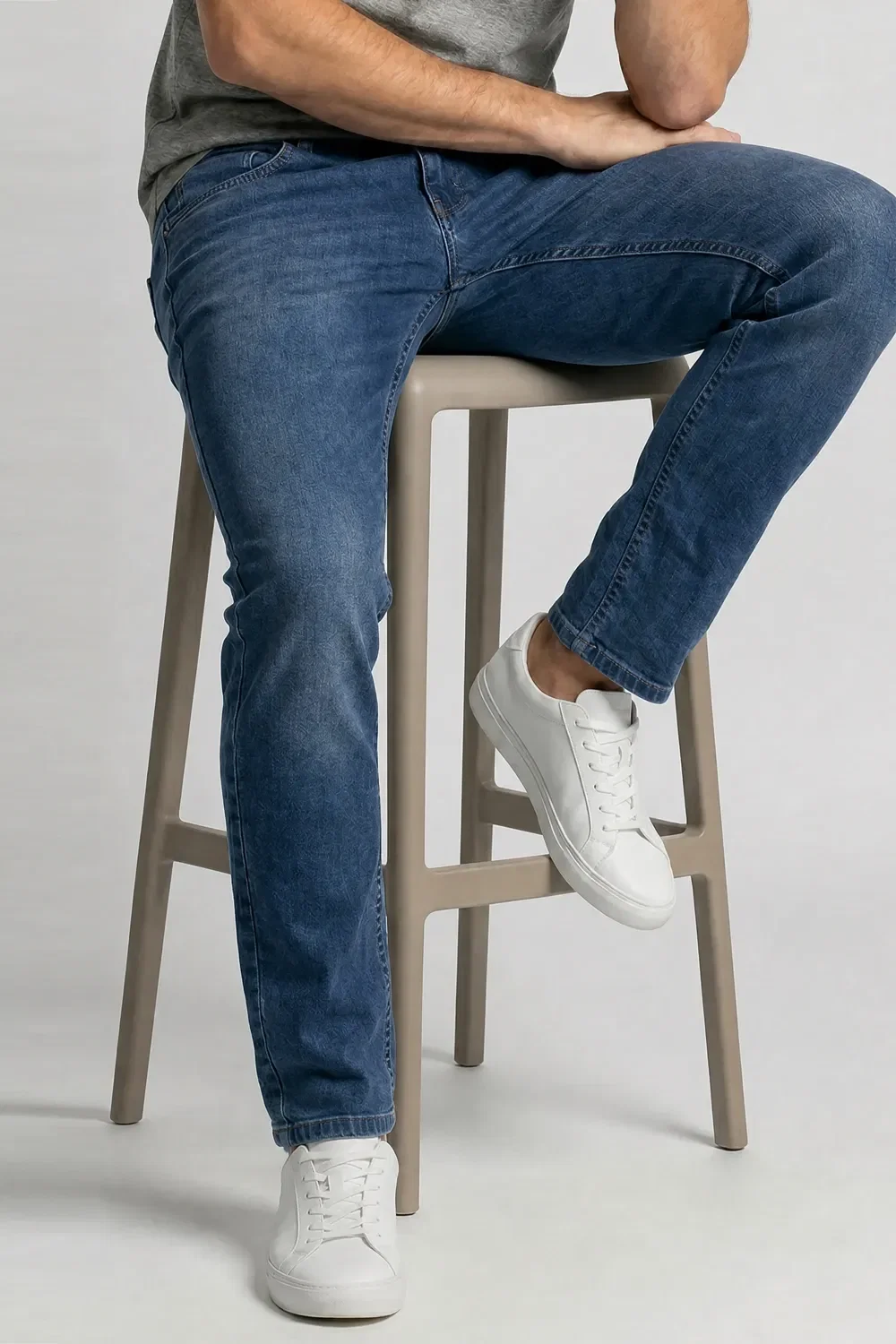 Calça Jeans Slim Moderna Polo Wear Jeans Escuro