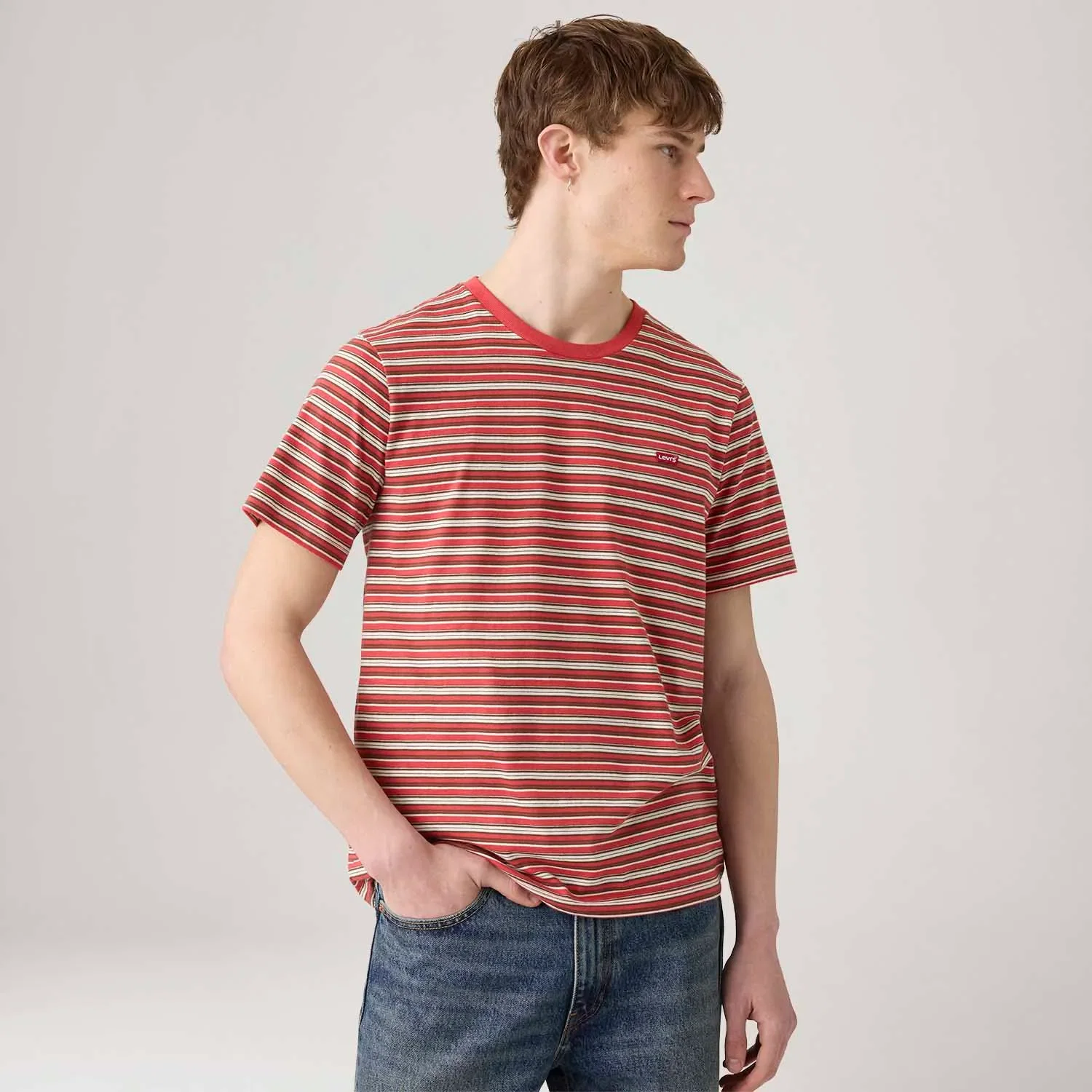 Camiseta Levi's® Original Housemark Vermelho — imagem 1