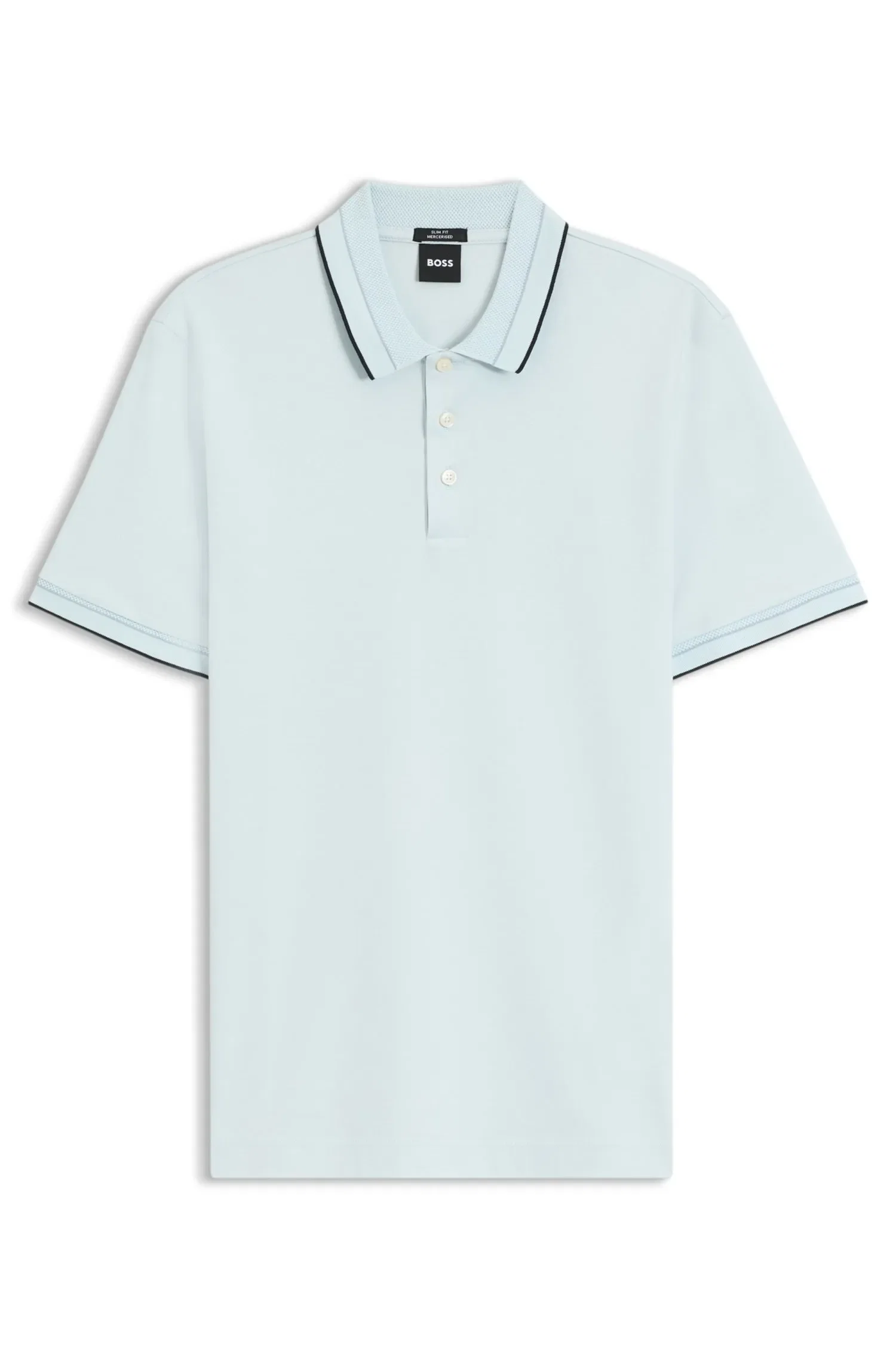 Polo Slim Fit Em Algodão Mercerizado — imagem 1
