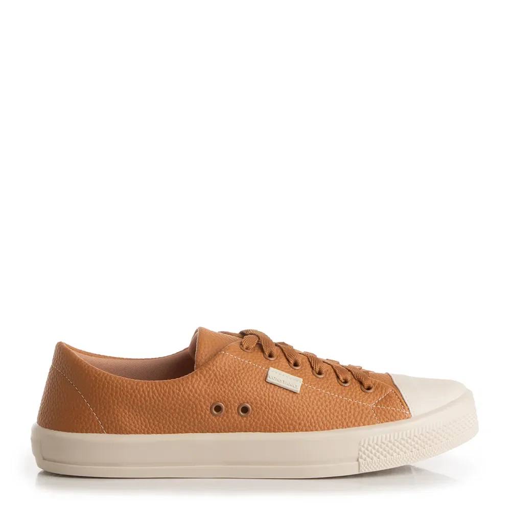 Tênis Caramelo Comfort Detalhe Ilhós