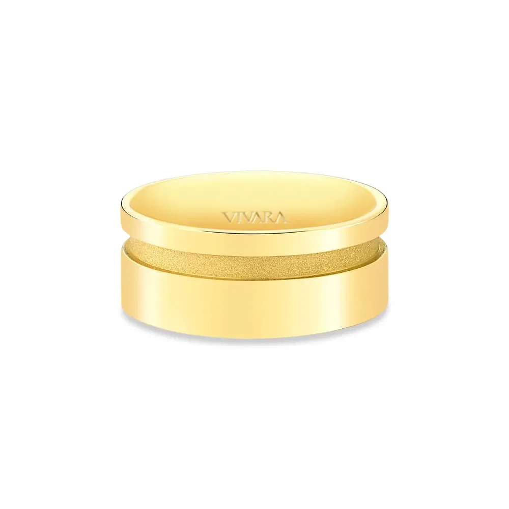 Aliança Valentines em Ouro Amarelo 18k, 8mm — imagem 1