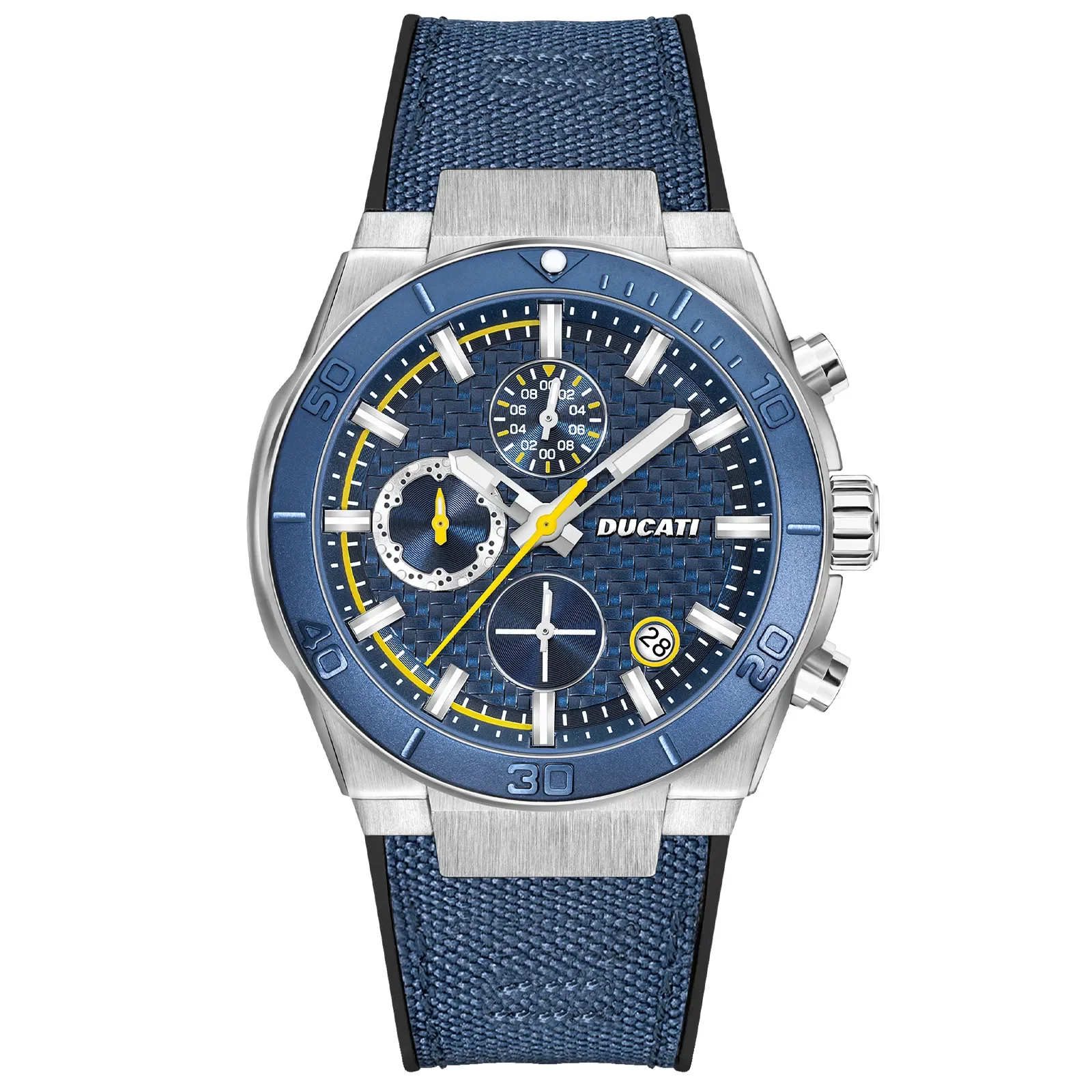 Relógio Ducati DT007 Masculino Silicone e Nylon Azul DTWGO0001204 — imagem 1
