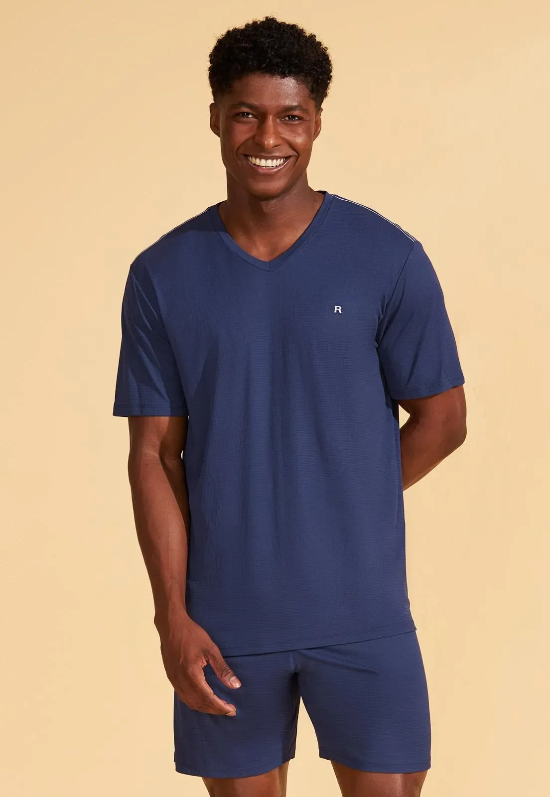 Pijama de Microfibra Jacquard Recco
