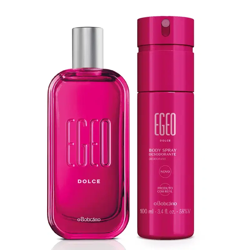 Combo Egeo Dolce: Desodorante Colônia 90ml + Body Spray 100ml — imagem 1