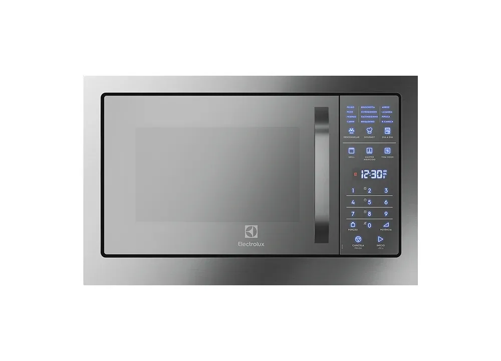Micro-ondas de Embutir Electrolux 28L cor Inox Espelhado com Função Grill e Painel Blue Touch (MB38T) — imagem 1