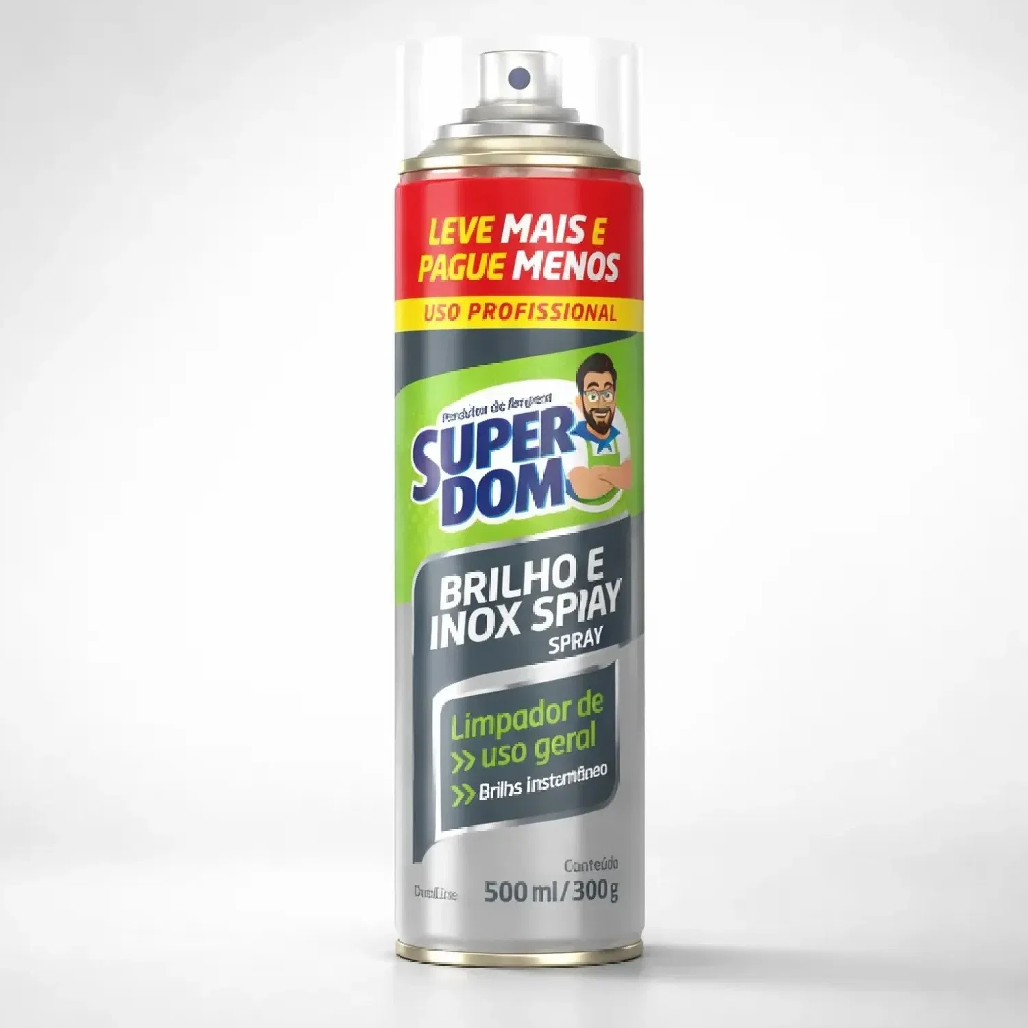 Spray Brilho e Limpa Inox 500ml Super Dom