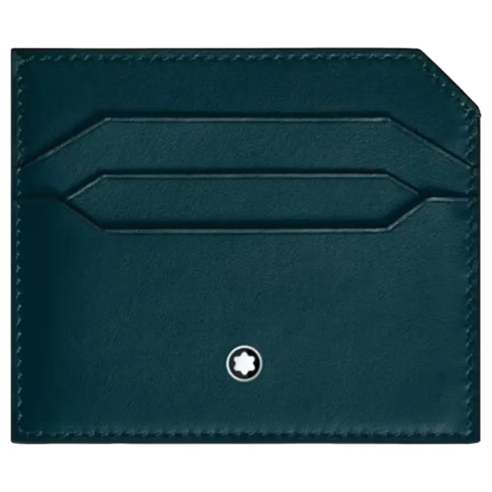 Porta Cartão Montblanc em Couro Verde 198755