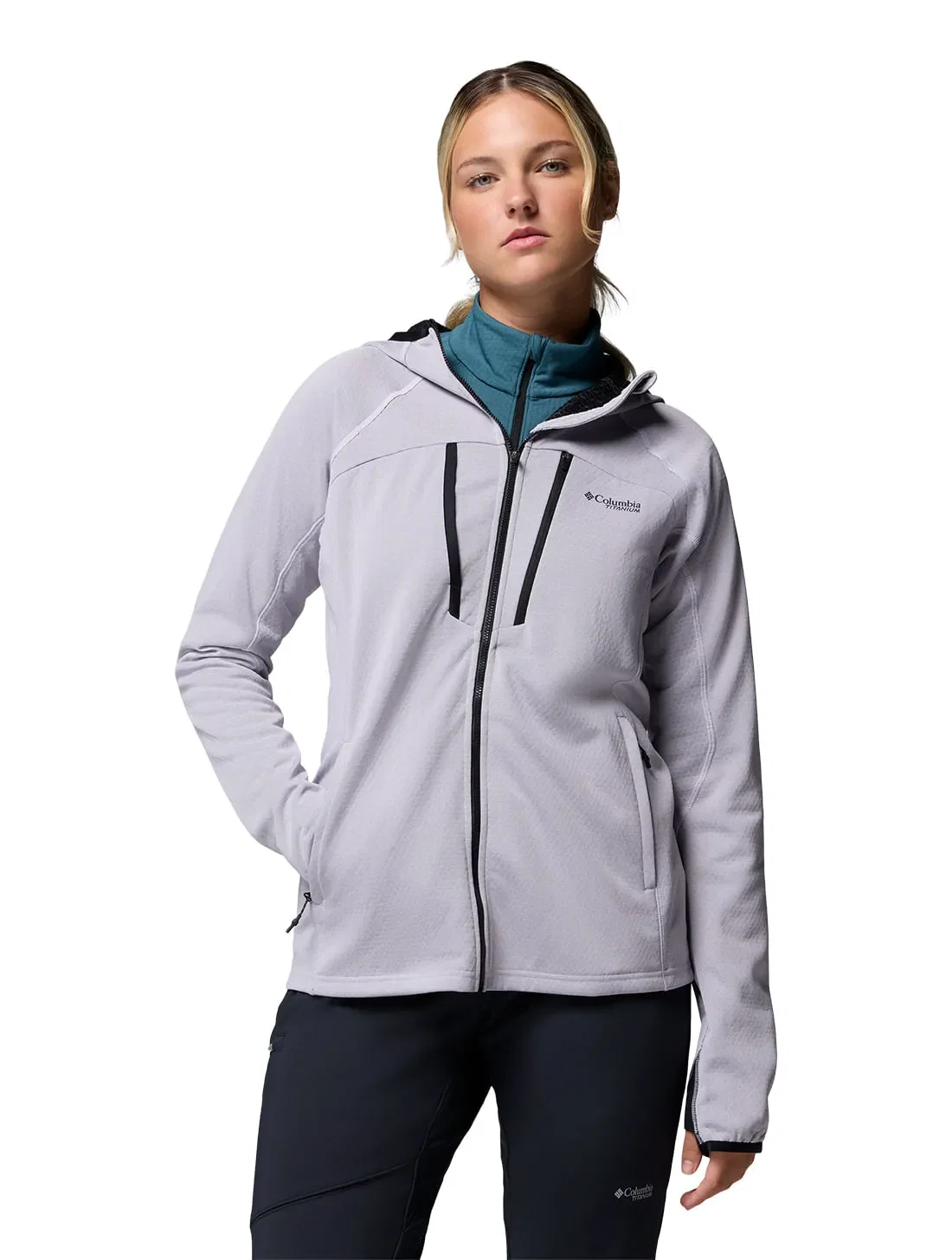 Fleece Columbia Feminino Arctic Crest Bonded Full Zip — imagem 1