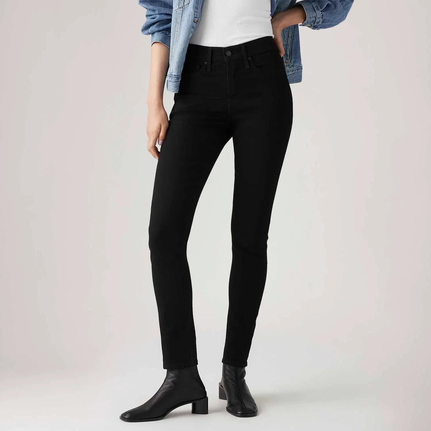 Calça Jeans Levi's® 311 Shaping Skinny Preta