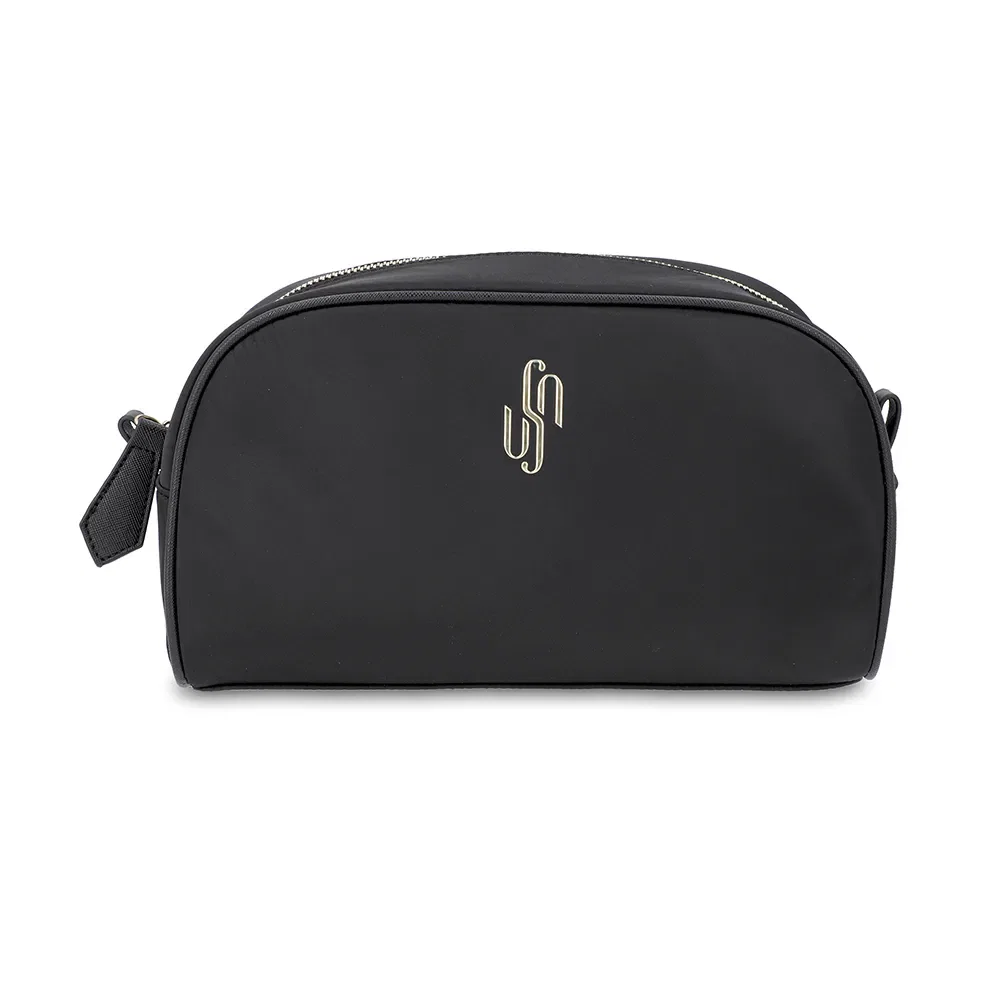 Necessaire Nylon Bolso Interno Preta