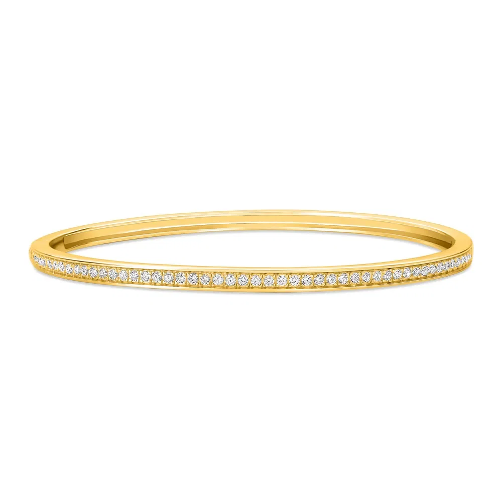 Bracelete Life Glam em Prata 925 com Banho de Ouro Amarelo 18k e Pedras Incolores — imagem 1