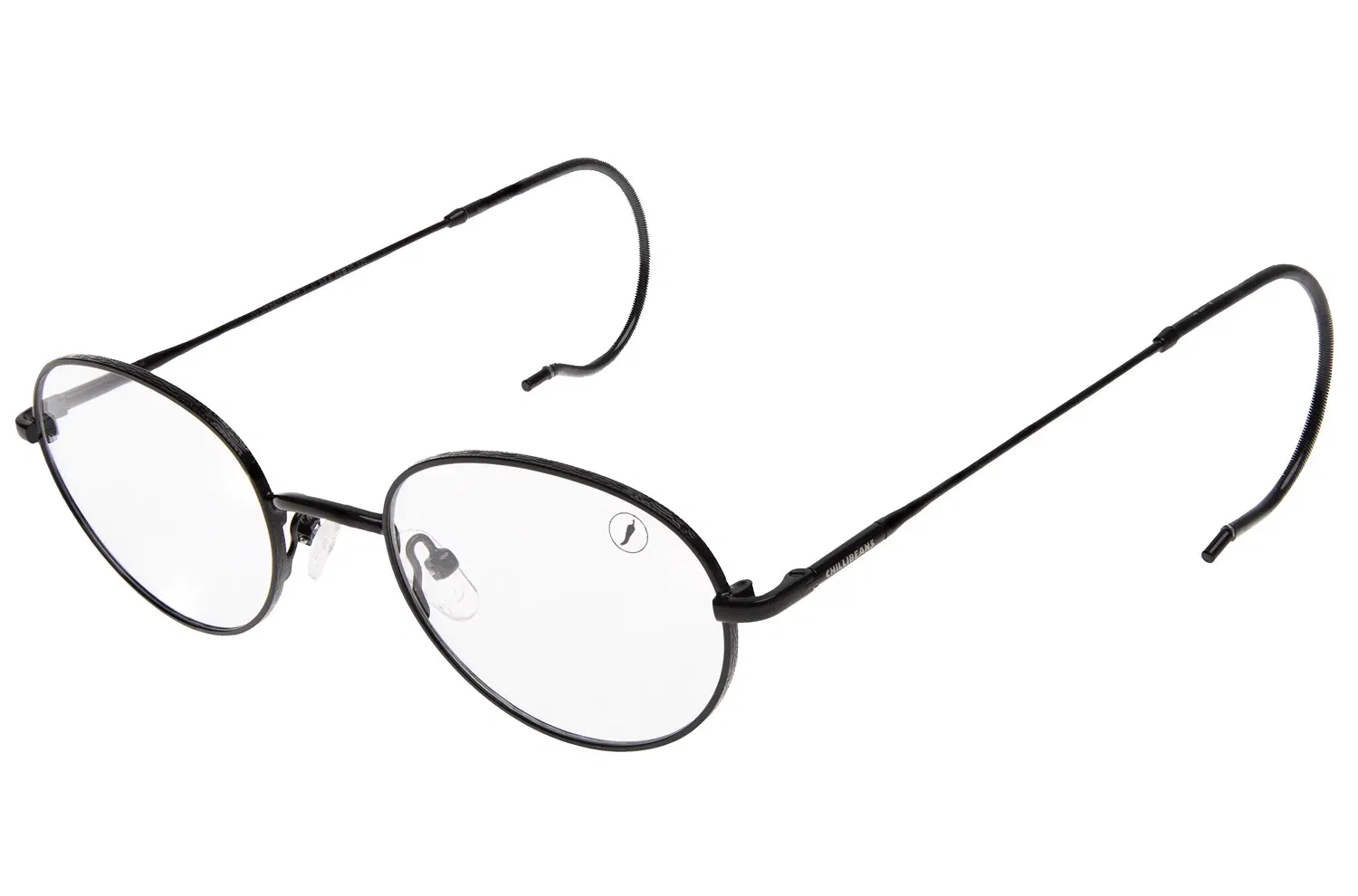 Armação Para Óculos de Grau Masculino Chilli Beans Redonda Vintage Metal Preto — imagem 1