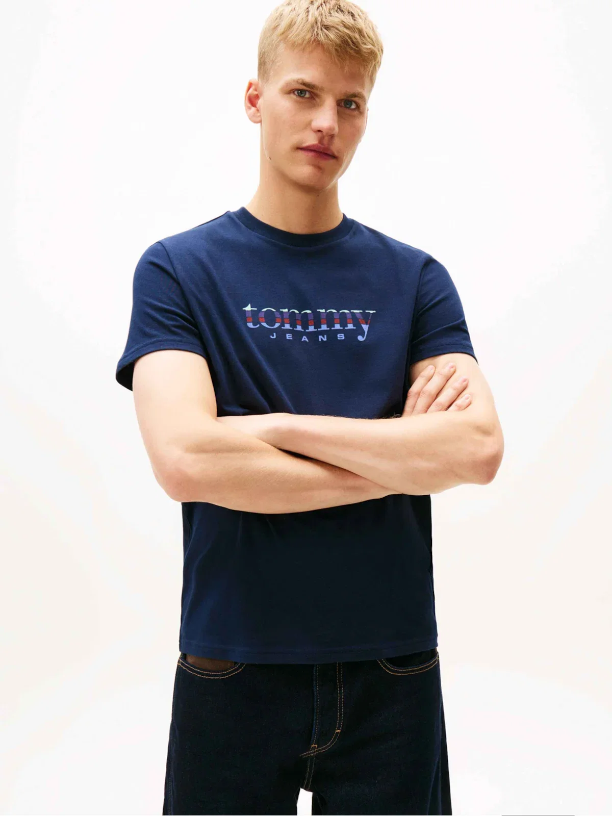 Camiseta Slim Jersey com Logo