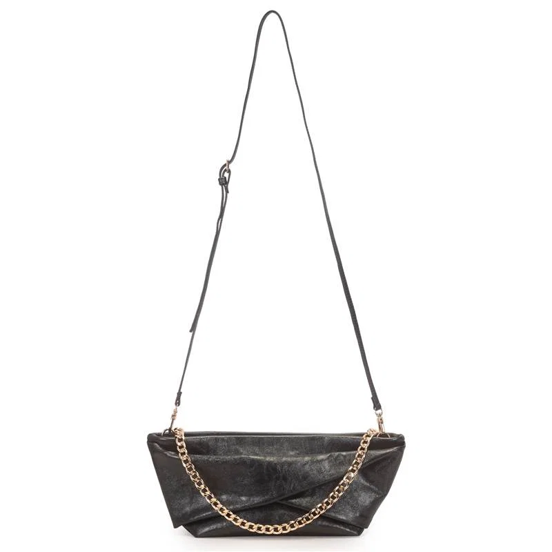 Bolsa Transversal Media Alca Ombro Corrente