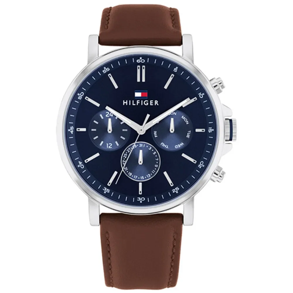 Relógio Tommy Hilfiger Masculino Couro Marrom 1710585